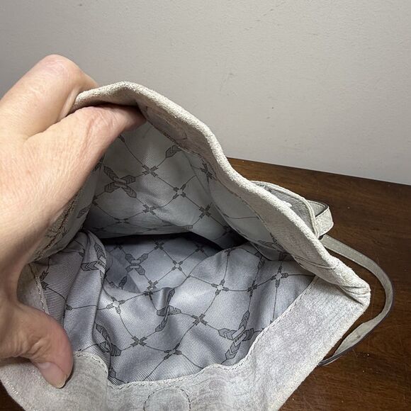 Aimee Kestenberg Metallic Bali Double Entry Crossbody Genuine Leather Purse Read - Picture 12 of 16